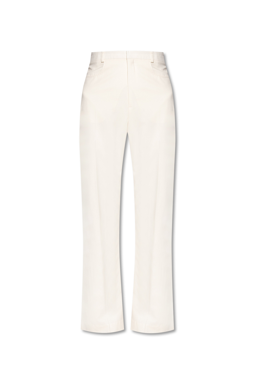 Cream Highwaisted trousers Jacquemus Vitkac GB